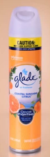 Glade Air Freshener Spray, 2x Coastal Sunshine Citrus, 8.3 oz – instantly removes odors with a bright, zesty citrus scent.