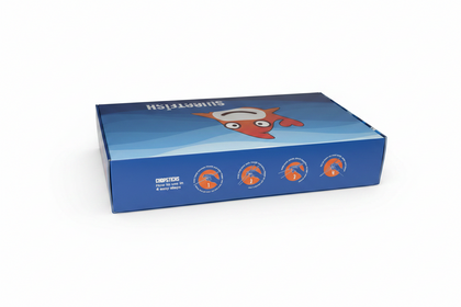 Sweetfish Large Paper Takeout Sushi Container with Insert 10.24 X 5.12 X 1.97 200 per Case