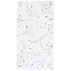 Swirls & Pearls Bistro Napkins with sophisticated swirl and pearl patterns. Premium disposable napkins ideal for weddings, parties, and fine dining. Perfect for elegant table settings and special events.