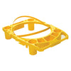 TCD-44Y, Caddy for 44 Gal Trash Cans, with Compartments & Hooks