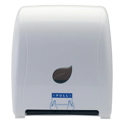 TDAC-8K/8W, B/W Pur-Clean, Auto Cut Roll Towel Dispenser