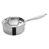 TGAP-2 to 7, 1.5-7qt Triply S/S Sauce Pans w/ Cover & Helper Hdl