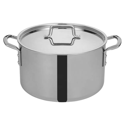 TGSP-12 to 8, 4.5-20qt Triply S/S Stock Pot w/Cover