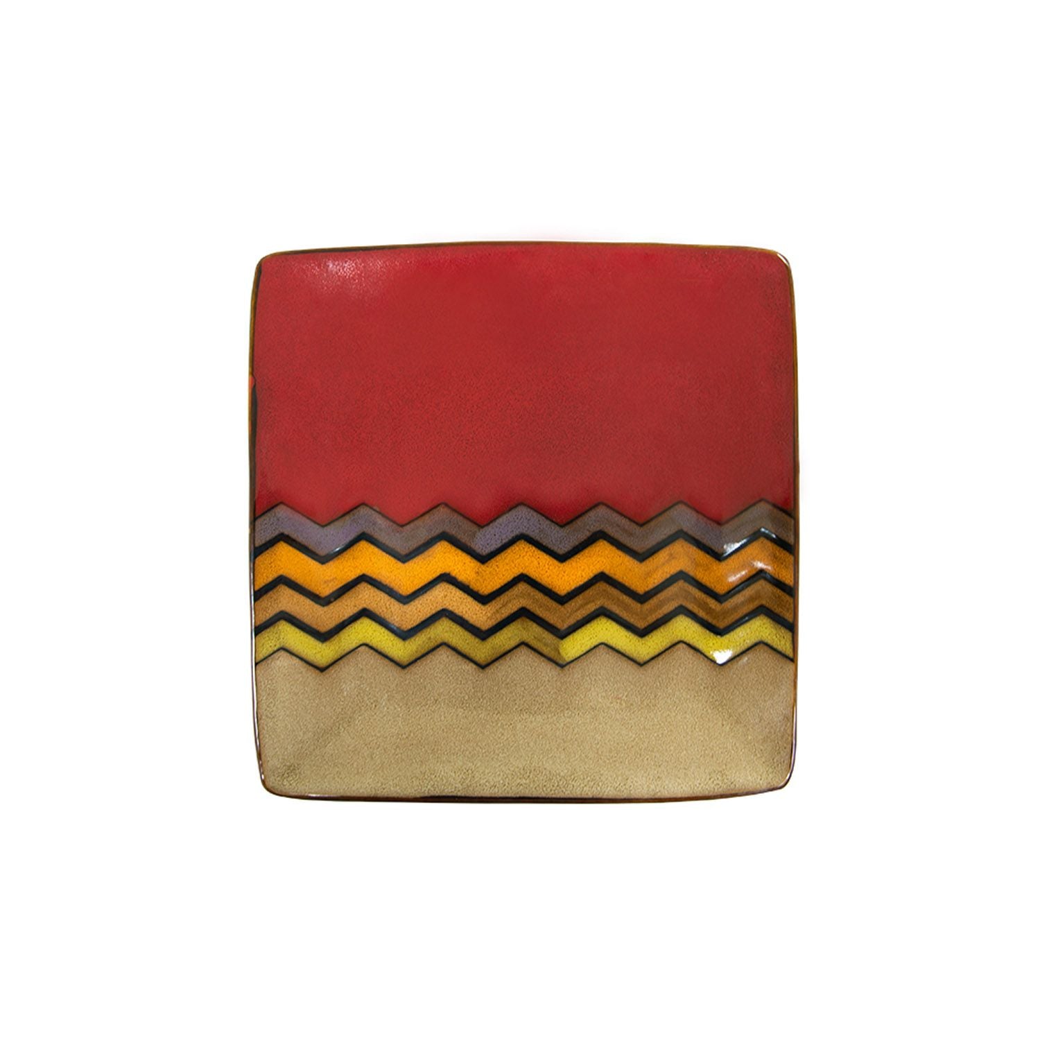 Thalia Square Plate 8.5 inch stoneware – modern, durable, and stylish. Perfect for serving appetizers, salads, and desserts. Chip-resistant, microwave- and dishwasher-safe for easy use and cleaning.