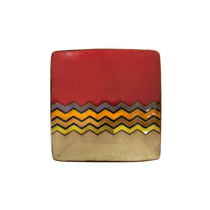 Thalia Square Plate 8.5 inch stoneware – modern, durable, and stylish. Perfect for serving appetizers, salads, and desserts. Chip-resistant, microwave- and dishwasher-safe for easy use and cleaning.