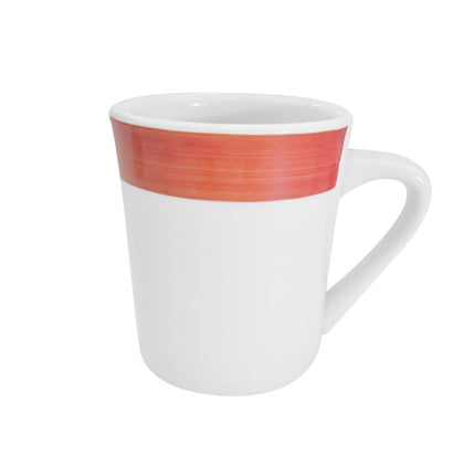 Tierra Red Mug 8oz – Durable coffee cup with a bold red finish, perfect for home, office, or café use. Dishwasher-safe, heat-retaining, and easy to clean for a premium drinking experience.