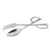 Tong 18/8 stainless steel scissor-style utensil with fork/spoon combo, 10