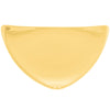Triangular Flat Plate Yellow 11 1/2 inches with vibrant yellow finish and contemporary triangular design. Microwave and dishwasher safe, chip-resistant, durable, ideal for serving appetizers, entrees, or desserts.