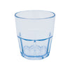 12oz tropical plastic tumbler with textured grip, break-resistant and dishwasher-safe; ideal for restaurants, cafeterias, events, and outdoor use; stackable design for easy storage and handling