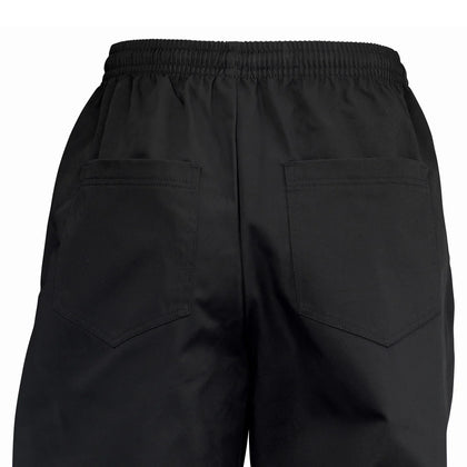 UNF-2KL to 2KXXL, S-2XL Black Chef Pants, EA