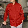 UNF-6K3XL to 6WXXL, S-4XL B/R/W Tapered Chef Men's Jacket, EA