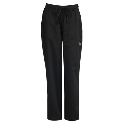 UNF-8KL to 8KS, S-L Drawstring Black Women's Pants, EA