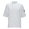 UNF-9K3XL to 9WXXL, S-3XL Short Sleeve B/W Ventilated Cook Shirt
