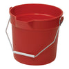 UPP-10G to 14R, 10/14 Qt PP Red/Gray Utility Pail w/ Pour Spout