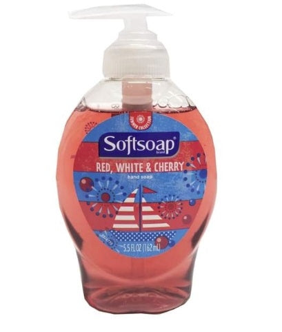 SoftSoap Red, White & Cherry Liquid Hand Soap brings a burst of summer to your sink with its delightful cherry fragrance. This limited-edition hand soap effectively washes away dirt and bacteria while being gentle on your skin. Its dermatologist-tested formula helps retain your skin's natural moisture, making it perfect for everyday use.