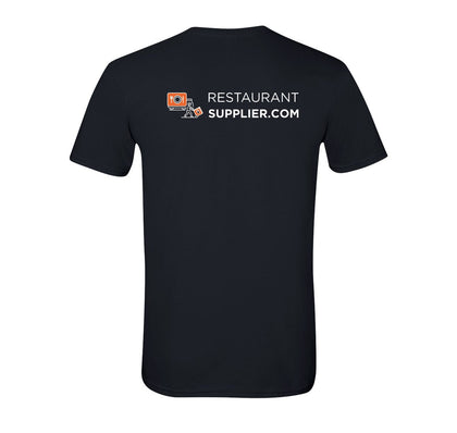 Black EcoQuality Restaurant Supplier T-Shirt