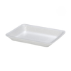 9.25 x 7.25 x 1.25 Inch Disposable Food Packaging 4P White Foam Meat Tray