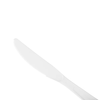 Natural Beige CPLA Heavy Weight Disposable Knives For Dining & Catering