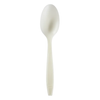 Beige Bio Based Heavy Weight Individually Wrapped Teaspoons