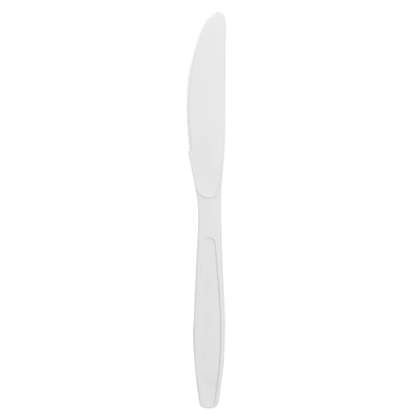 Natural Beige CPLA Heavy Weight Disposable Knives For Dining & Catering