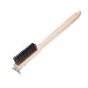 Heavy-duty utility brush/scraper with 20-1/2