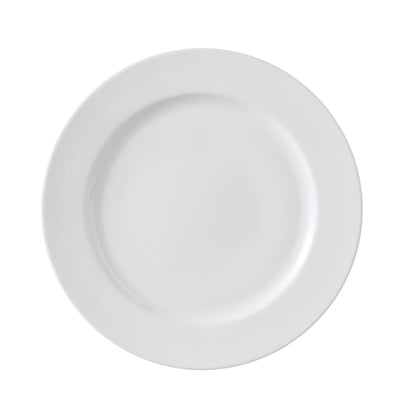 Yanco Plate VS-112 is designed to bring a refined elegance to any dining presentation. Crafted from fully glazed porcelain with a durable magnesia body, this classic bone white plate features a timeless round shape, ideal for serving main courses at upscale restaurants, hotels, and catered events.