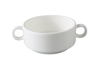 Yanco Bouillon Cup VS-404 offers a refined way to serve broths, soups, and small appetizers. Crafted from fully glazed porcelain with a durable magnesia body, this elegant bone white cup enhances the dining experience in upscale restaurants, hotels, and banquet venues with its classic design and reliable strength.