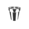 Vegetable Inset Pot Stainless Steel 4Qt with satin finish, reinforced rim, even heat, corrosion-resistant and durable; fits steam tables, not a set. (Packed By: 36 Each Per Case)