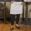 WA-1221 to1221W, Black  to White 3 Pocket Waist Apron, EA