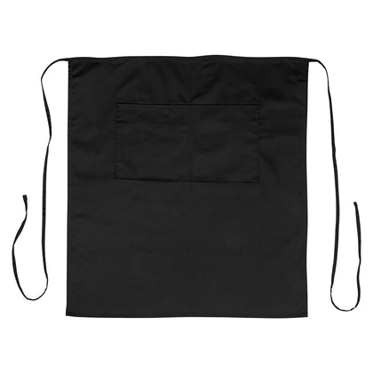 WA-3129BK/3129WH, Full Length, B/W Bistro Apron, EA