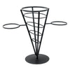 WBKH-5, Black Wire, Single Cone French Fry Holder