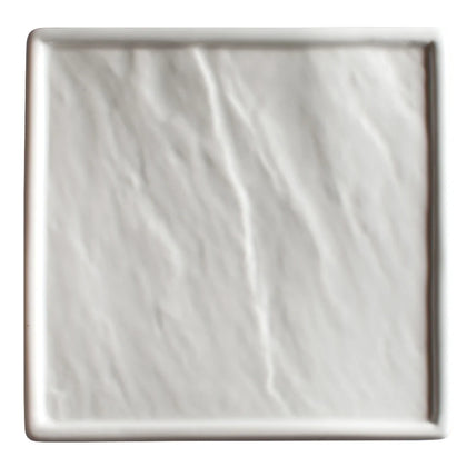 WDP001-205 to 209, 2-4pcs Creamy White Porcelain Square Platter