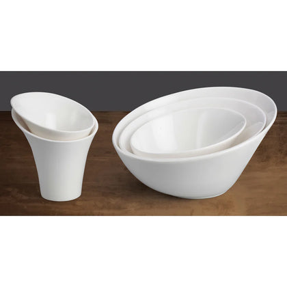 WDP003-205, 24pcs Creamy White Porcelain Snack Cup