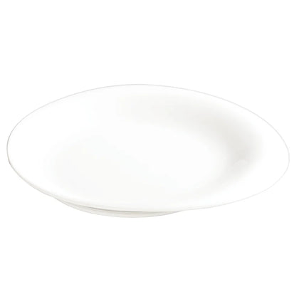 WDP004-201-204, 24pcs Creamy White Porcelain Round Plate