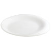 WDP004-201-204, 24pcs Creamy White Porcelain Round Plate