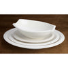 WDP006-204-206, 12-36pcs Creamy White Porcelain Oval Bowl