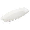 WDP017-110, 12pcs Bright White Porcelain Oval Plate