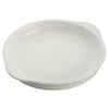 WDP018-103-104, 12/24pcs Bright White Porcelain Round Dish
