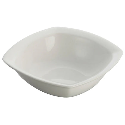 WDP020-101, 36pcs Bright White Porcelain Square Bowl