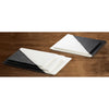 WDP023-202-203, 2pcs Black & White Porcelain Rectangular Platter