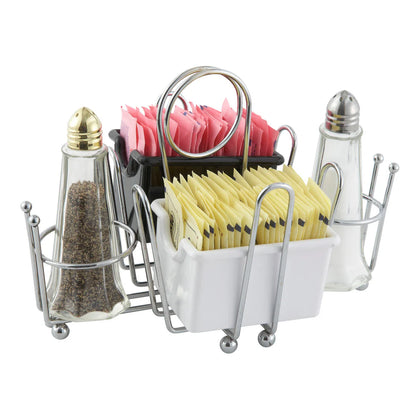 WH-1 Chrome Plated Rack for Shakers & Sugar Packets