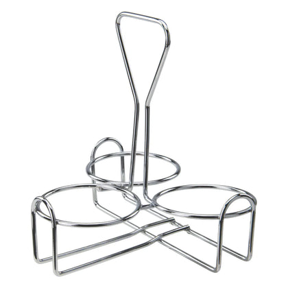 WH-4 Chrome Plated Cruet Rack for Condiment Jars