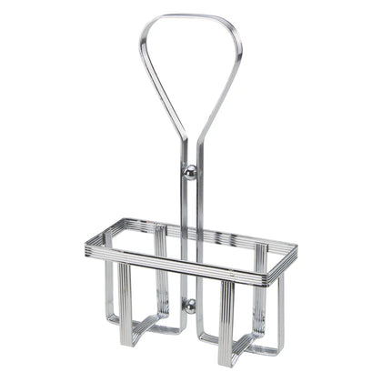 WH-5 Chrome Plated Cruet Rack for 6oz Oil/Vinegar Bottles