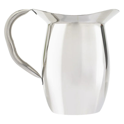 WPB-2C-3C 2-3qt Stainless Steel Bell Pitcher w/Ice Catcher