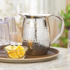 WPB-2H & WPB-3H 2-3qt Stainless Steel Bell Pitcher, Hammered