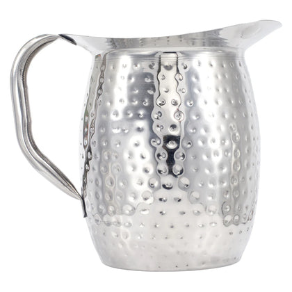 WPB-2H & WPB-3H 2-3qt Stainless Steel Bell Pitcher, Hammered