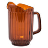 WPCT-60A-60C, 60oz PC 3 Spout Amber/Clear Pitcher