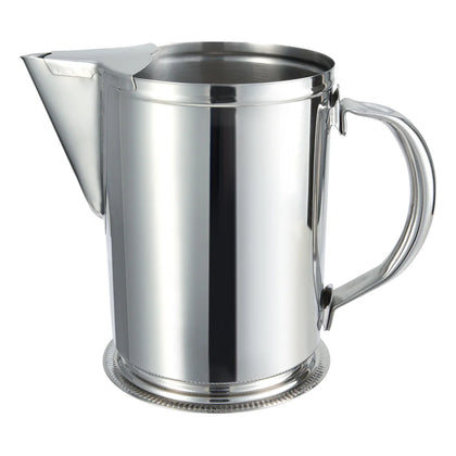 WPG-64, 64oz Stainless Steel Water Pitcher w/Ice Guard