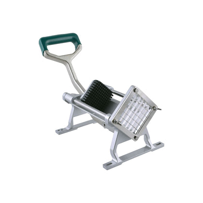 Wall mountable French fry cutter with 1/2