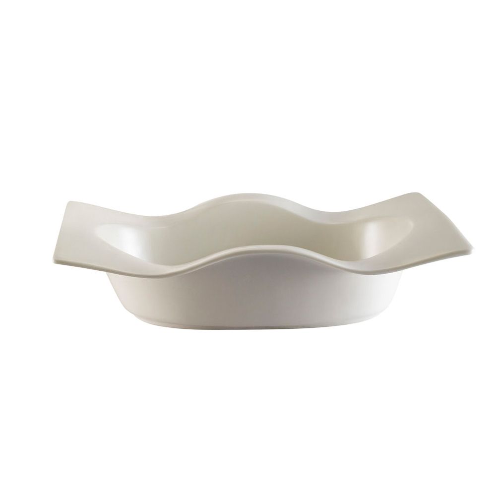 Wavy Edge Rectangular Bowl 12oz 8 1/4